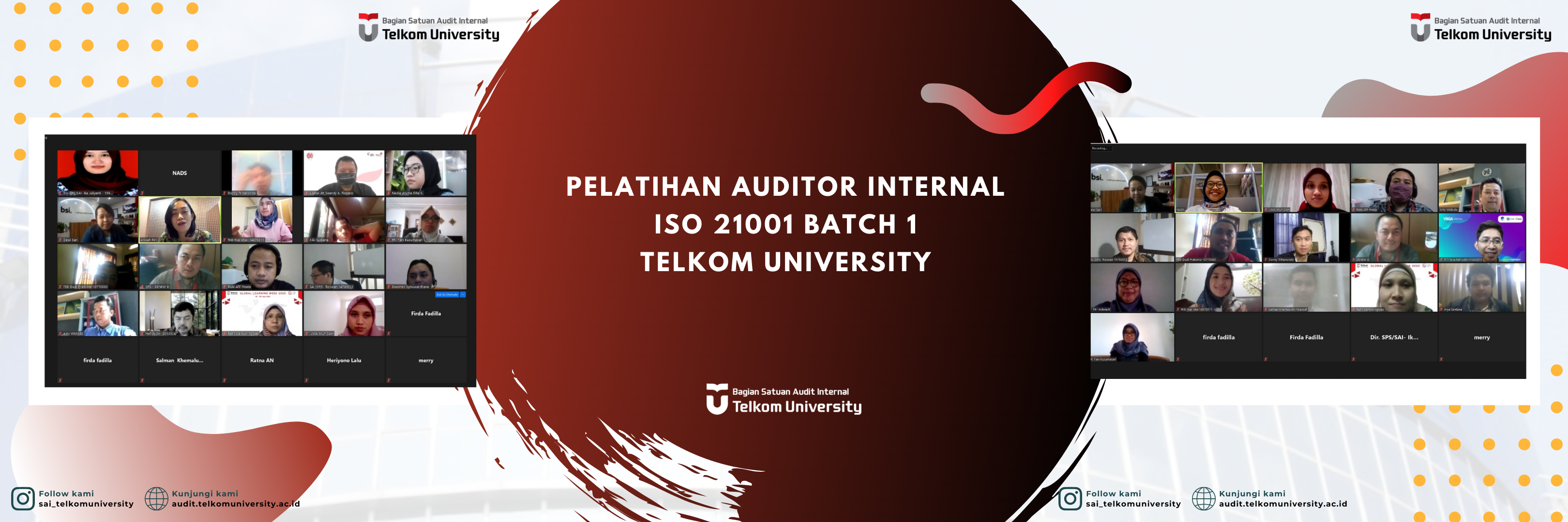 Pelatihan Auditor Internal ISO 21001 Batch 1