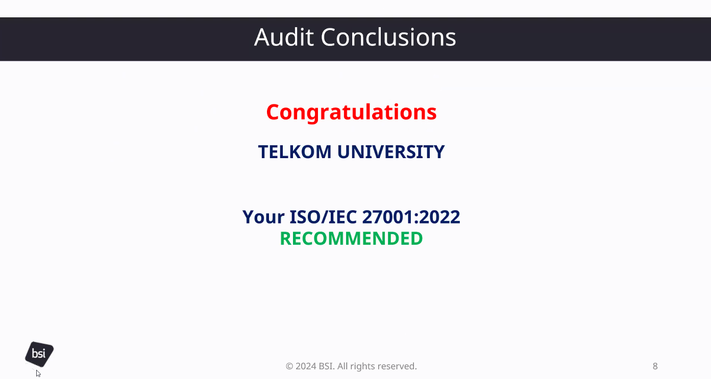 Audit Mutu Eksternal III Tahun 2024 Audit Mutu Eksternal III Tahun 2024