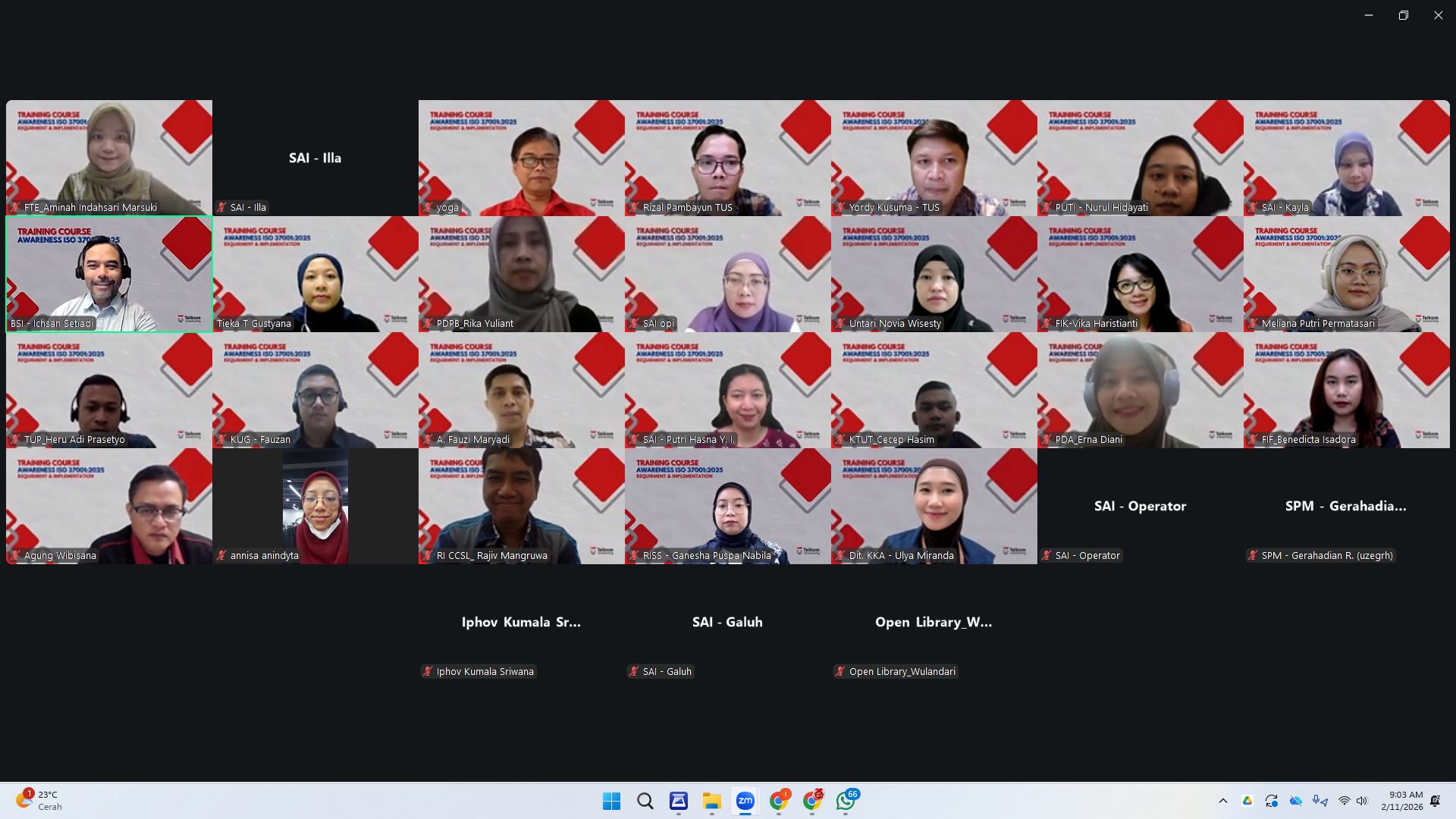 In House Training ISO 37001:2025 Tahun 2026 In House Training ISO 37001:2025 Tahun 2026