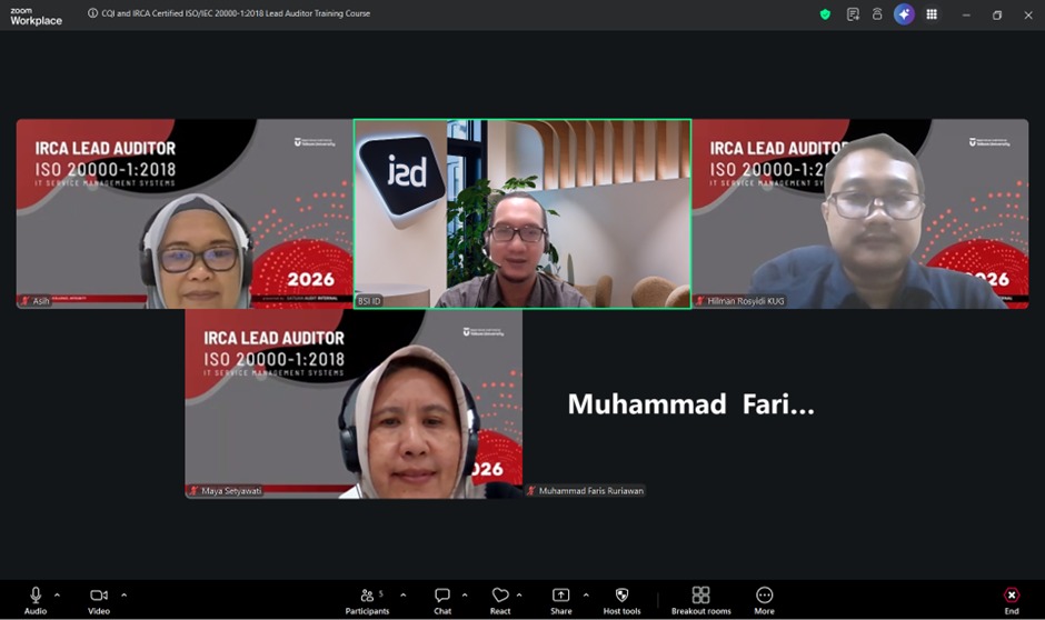 In House Training CQI & IRCA Certified ISO/IEC 20000-1:2018 Lead Auditor (Information Technology – Service Management) Training Course 